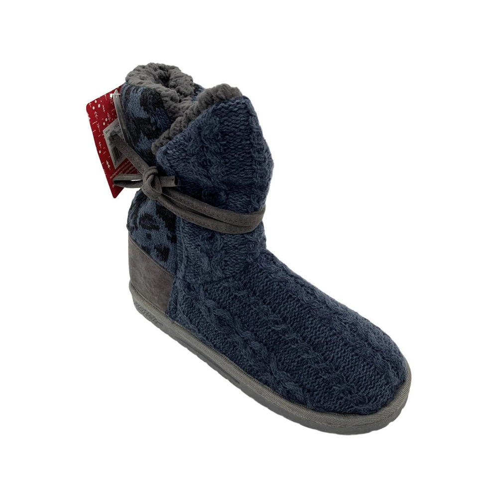 Essentials by MUK LUKS Women's Clementine Boots Navy - Medium